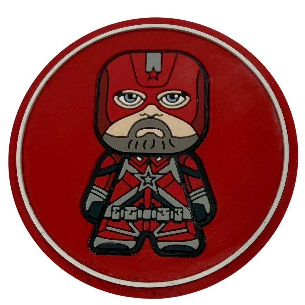 Marvel Red Guardian Round PVC Patch Pin Black Widow 2020 Marvel Collectible